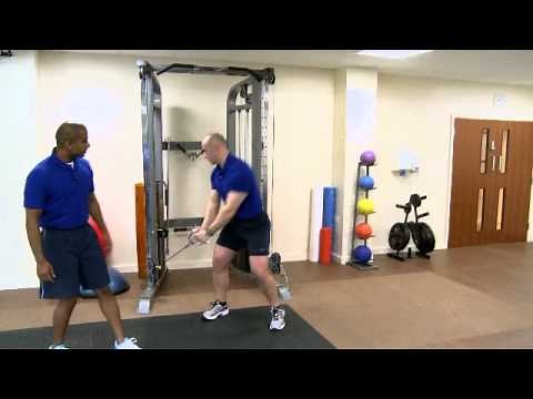 Cable Woodchop (Low to High)