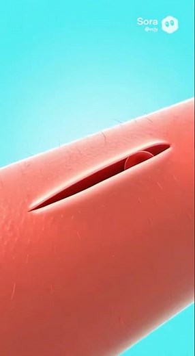 How Cuts Stop Bleeding? 🧬 #aigeneratedart