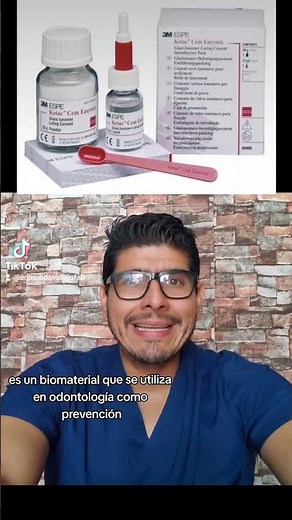 que es ionomero de vidrio y su uso en odontología! #mexico #dentista #motivation