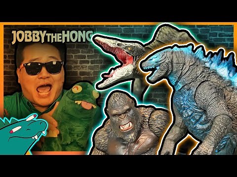 Hiya Toys Godzilla vs. Kong TRIPLE REVIEW (ft. ‪@Youtooz‬)