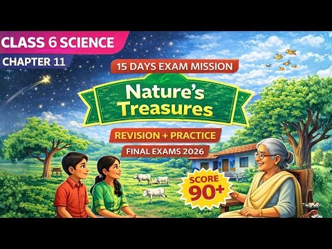 Class 6 Science Chapter 11 Nature’s Treasures | Curiosity | Revision + Practice | Final Exams 2026