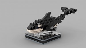 【砌砖小哥】MOC教程 - 虎鲸