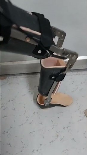 Autolocking Polio leg caliper kafo brace with imported US made components available @mycaremedical