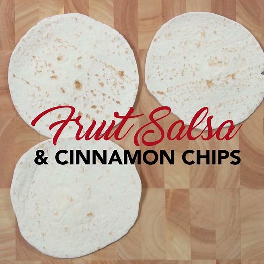 Fruit Salsa with Cinnamon Chips