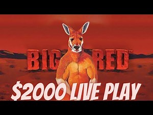 $2000 in BIG RED SLOT MACHINE HIGH LIMIT LIVE PLAY IN CASINO