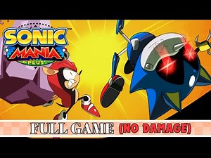 Sonic Mania Plus - 100% Full Game Walkthrough (All Chaos Emeralds) As Mighty | No Damage