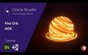 Unity和Substance Designer中的实时视觉效果! 学习如何创建一个火的AOE球体!
