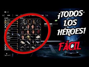 CÓMO DESBLOQUEAR A TODOS LOS HÉROES Y VILLANOS- STAR WARS BATTLEFRONT 2