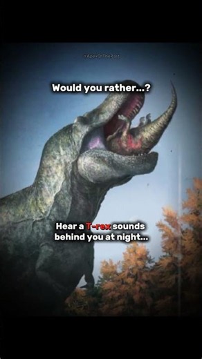 Would you rather? #prehistoric #dinosaur #extinct