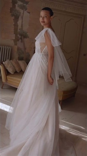 Robe de mariée Athénaïs 💎 Collection Bohème par Émie Saint-Germain