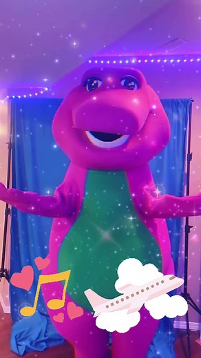 It’s fun to pretend to fly in an airplane! ✈️ #barneythedinosaur #singalong #imagination #plane #kids #pbs #fyp