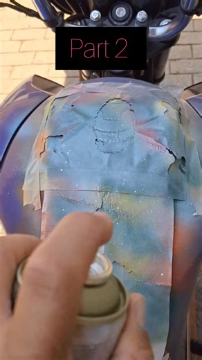 3 Pro Tips for Spray Painting Your Motorcycle Fuel Tank Like a Pro! 💀👻🌝 #fuel #fuelwheels #Efficiency #tank #oiltank #LikeaPro #roar #MotorcyclePainting #SprayPaintTips #BikeCustomization #DIYBikePaint #FuelTankArt #MotorbikeStyle #CustomMotorcycle #BikeLovers #garagelife #paintingtips | Igor Mendes