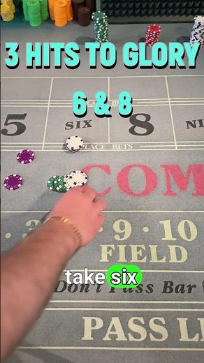 Easy Way to Press your 6&8 - 3 Hits to Glory #crapsstrategy #craps #gambling
