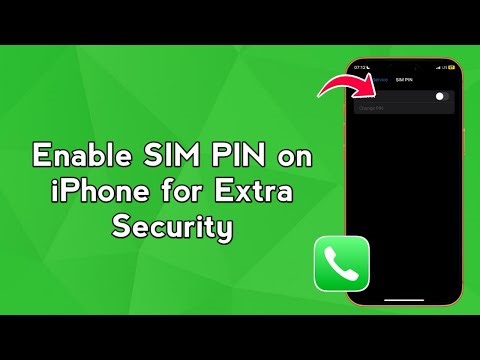 Enable SIM PIN on iPhone for Extra Security
