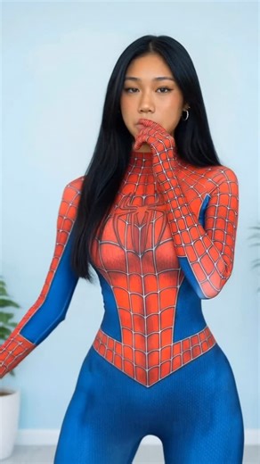 Minty 🙂‍↔️ on Instagram: "Think I can be spidergirl??"