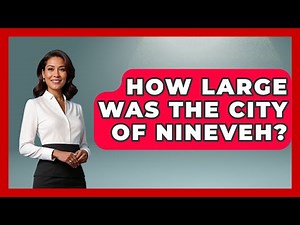 How Large Was The City Of Nineveh? - Archaeology Quest