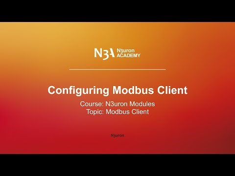 Configuring Modbus Client