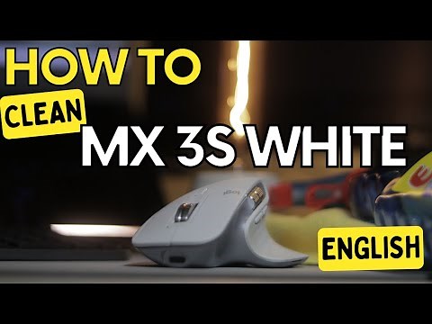 this is how you clean your mx master 3s white ( english )