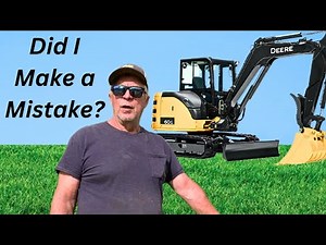 Honest Review - Tour the 60g John Deere Excavator - Mini Excavator - And Prinoth Mulcher