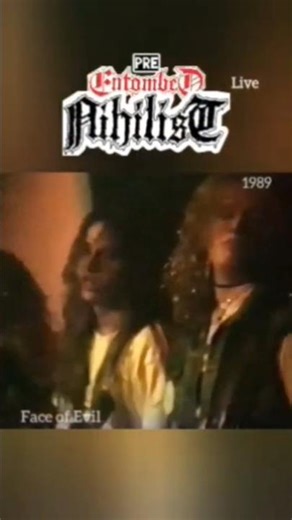 Nihilist (pre-Entombed) - Face of Evil (live 1989) #metal #deathmetal #metalhead #metalfamily #live