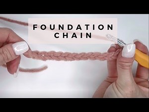 How to Crochet the Perfect Foundation Chain!