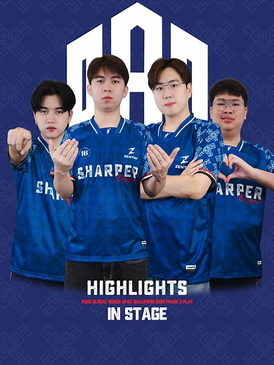 Highlights of Sharper Esports at PUBG APAC Qualifiers 2025