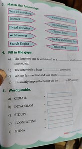 Match the followings:   Way of searching   Internet   Illega... | Filo