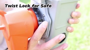 50FT 50 Amp Generator Cord and Power Inlet Box Kit, NEMA 14-50P to SS2-50R Generator Extension Cord, Pre-Drilled 50 Amp Generator Inlet Box with STW Wire, 125/250V, 12500W;UL&ETL Listed