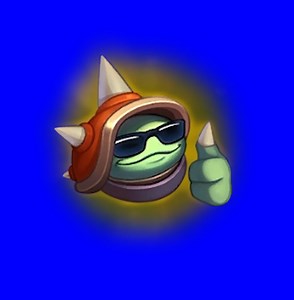 Rammus "OK" Emote - League of Legends (Blue Screen) (Green Screen) | CreatorSet