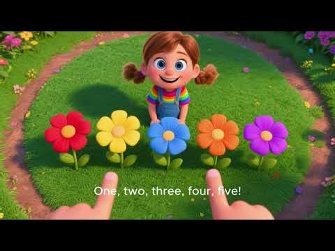 “Explore the Color Garden with Eva 🌸 | Learn Colors & Counting for Kids”