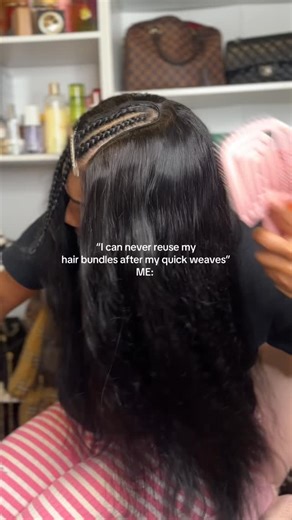 8.8K views · 46 reactions | I can’t relate! I just reinstalled the same 3 bundles of 24” straight from www.LuxeAnointing.com for the 3rd time #hairbundles #quickweave #luxeanointinghair | Creative Image Graphic Design Studio | Facebook