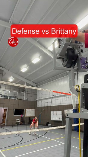 43K views · 379 reactions |  Defense vs Brittany Left-back defense is all about getting low and getting under the ball. Brittany swings hard, so you have to drop your body, keep your arms out, and get your platform under the ball.  Stay low  Arms out early  Get under the ball JUST GO! #volleyball #volleyballtraining #volleyballdefense #volleyballdrills | Coach Chijo | Facebook