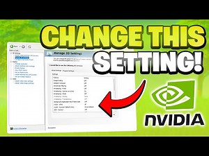 I Found the SECRET NVIDIA Settings for MAX FPS in ANY Game ⚡
