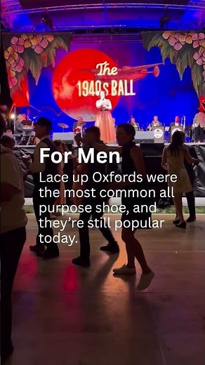 Top 4 Shoe Styles at the 1940s Ball