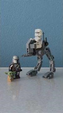 How to build a LEGO Imperial AT-RT Walker MOC #lego #starwars #mandalorianandgrogu #legostarwars