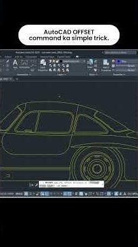 OFFSET Command Trick in AutoCAD | autocad offset trick #AutoCADHindi #AutoCADOffset #AutoCADTipsHind