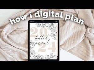 HOW TO DIGITAL BULLET JOURNAL | How I Use My Digital Bullet Journal | Digital Planner Tutorial