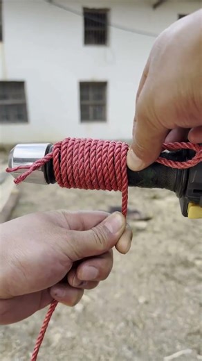 Motorcycle Handlebar Rope Wrapping Tutorial, Simple and Practical!
