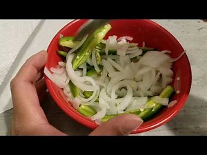COMO HACER CHILES CON CEBOLLA Y LIMON/CHILES VERDES CURTIDOS