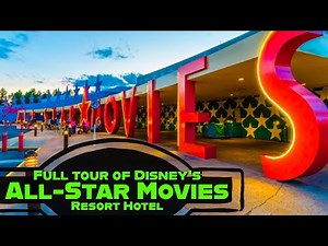 Full Tour of Disney’s All-Star Movies Resort | Themed Swimming Pools, Splash Pads, & Playgrounds