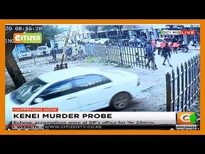 CCTV footage from DP Ruto office links Echesa, Kenei to Ksh.39B arms scandal