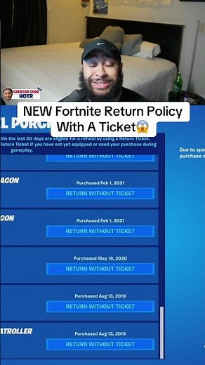 How To Return Items In Fortnite😱 #fortnite #fortniteclips #streaming #gaming #fyp
