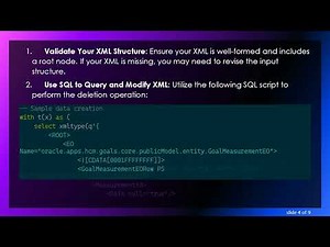 How to Delete XML Node with Specific CDATA in Oracle