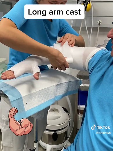 How to Apply a Long Arm Cast | Fiberglass Nursing Tips