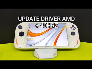 AOKZOE A1 PRO , TUTORIAL 40HRZ , UPDATE AMD 23.9.1