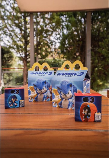 ¡Disfruta de Sonic en tu Happy Meal de McDonald's! 💙