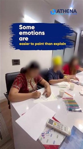 Some Emotions Are Easier to Paint Than Explain - Art Therapy at Athena Okas