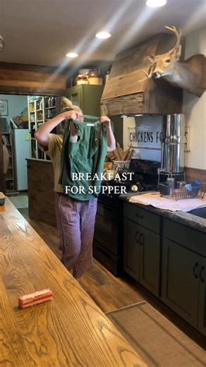 Breakfast for supper & a little target practice for dessert 🏹 . . . #breakfastforsupper #husbandandwife #slowevenings | Reid Homestead