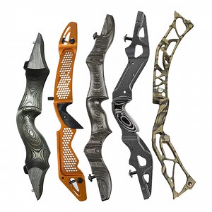 [Hot Item] OEM Wood G10 Carbon Aluminum Recurve Takedown Compound Bow Archery Riser