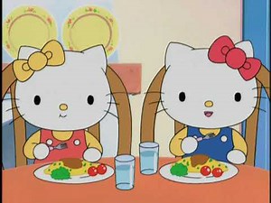 Growing Up With Hello Kitty: Eating Our Vegetables